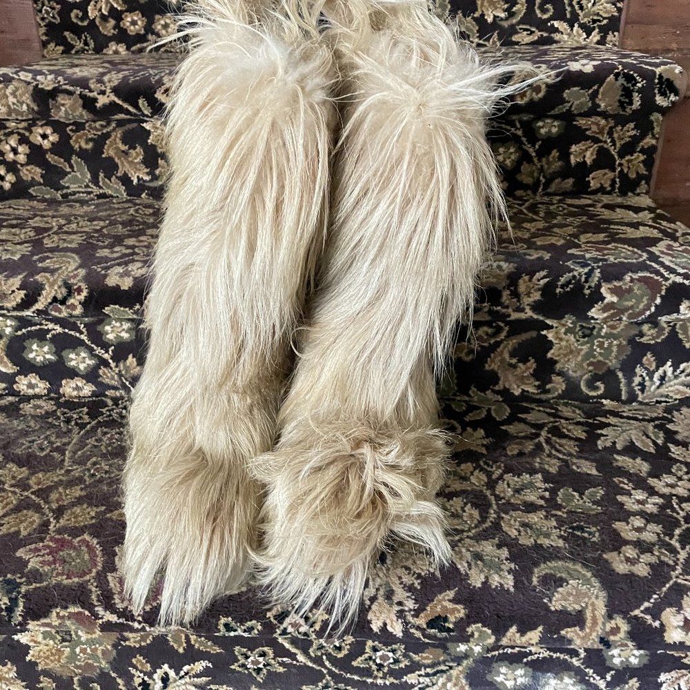 Furry boots